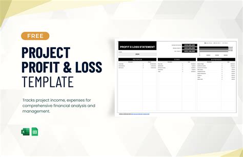 Enproject Profit And Loss Template Excel