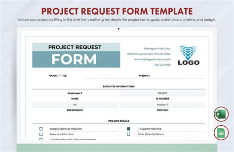 Enproject Request Form Template