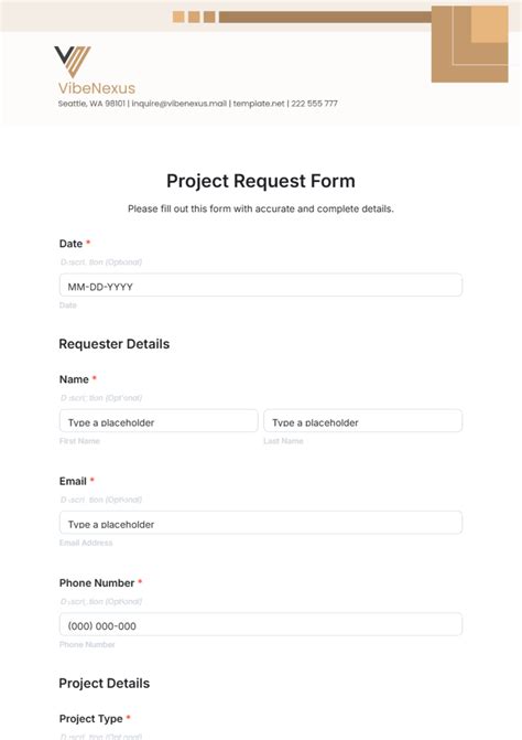 Enproject Request Template