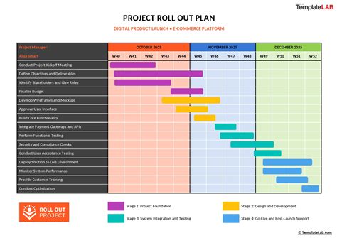 Enproject Roll Out Plan Template