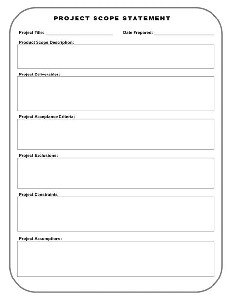 Enproject Scope Outline Template