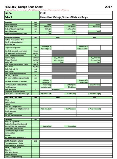 Enproject Sheet Template