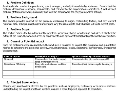 Enproject Statement Template