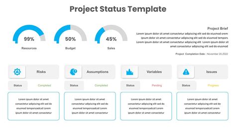 Enproject Status Dashboard Template