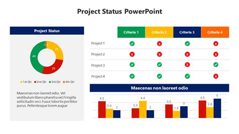 Enproject Status Powerpoint Template