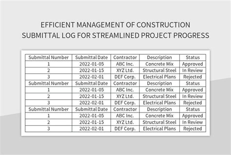 Enproject Submittal Template