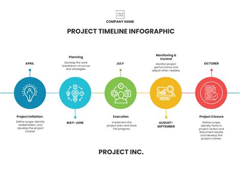 Enproject Timeline Infographic Template