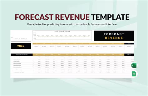 Enprojected Revenue Excel Template