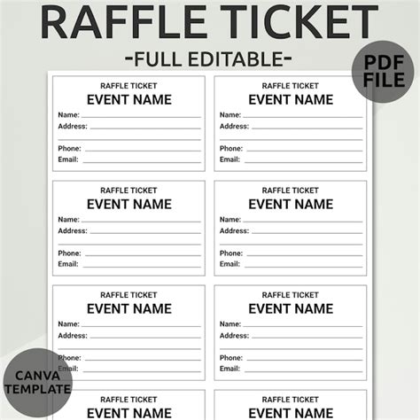 Enprom Ticket Template