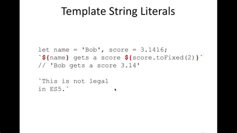 Enpython Template Literals
