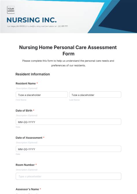 Enqapi Template For Nursing Homes