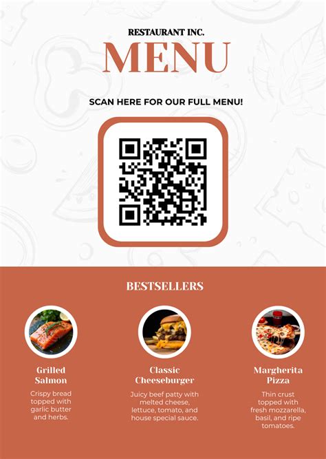 Enqr Code Menu Template