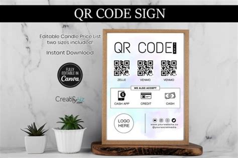 Enqr Code Sign Template