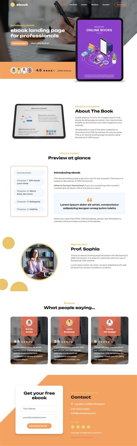 Enquiz Landing Page Template