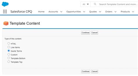 Enquote Templates In Salesforce Cpq