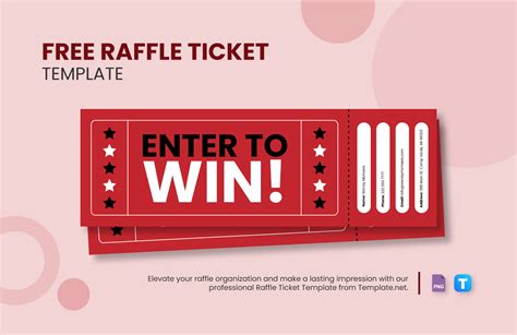 Enraffle Ticket Template Free