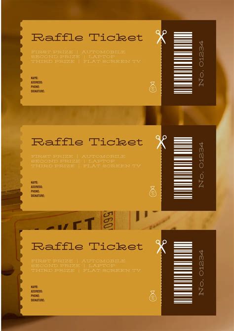 Enraffle Ticket Template Google Docs