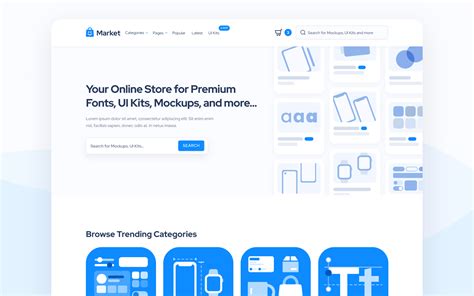 Enreact Marketplace Template