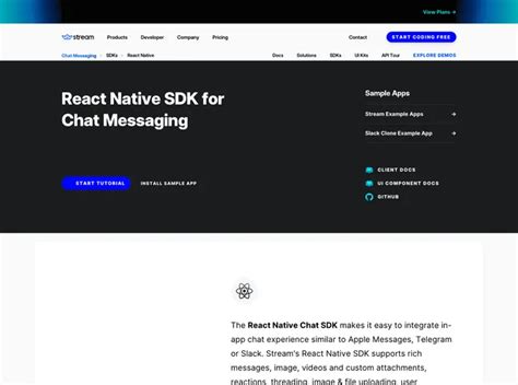 Enreact Native Chat Template