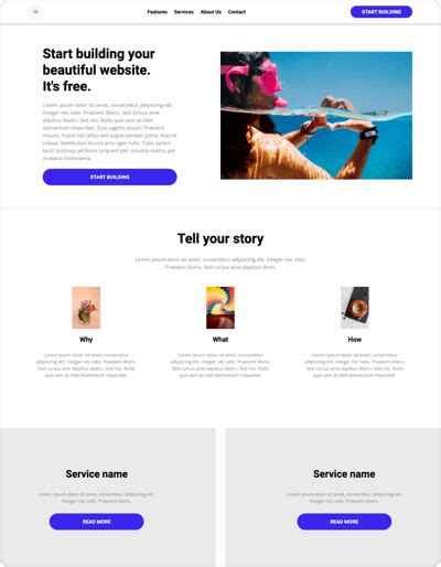 Enreact Static Website Template Free