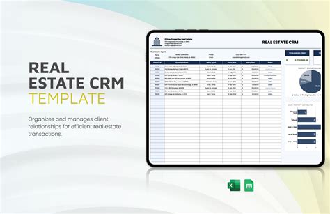Enreal Estate Crm Excel Template