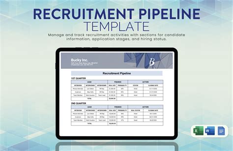 Enrecruiting Pipeline Template