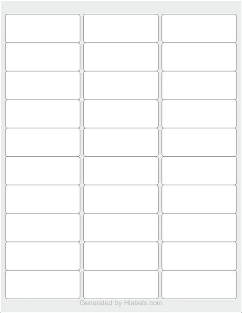 Enrectangle Labels Template