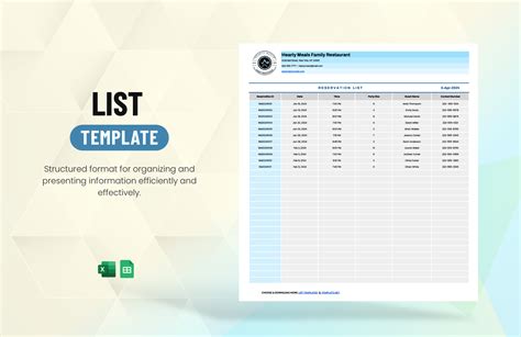 Enreference List Template