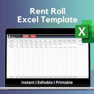 Enrent Roll Excel Template