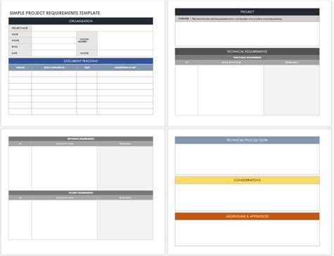 Enreporting Requirements Template