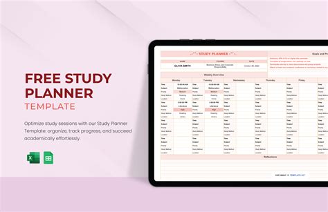 Enreserve Study Excel Template