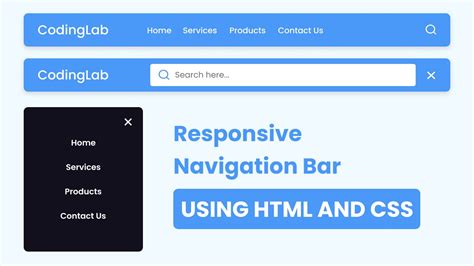 Enresponsive Navbar Template Html Css
