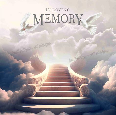 Enrest In Peace In Loving Memory Template