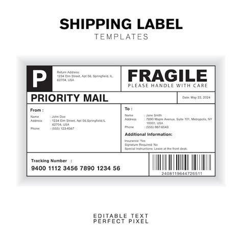 Enreturn To Sender Label Template