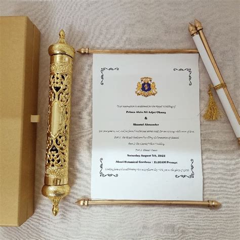 Enroyal Scroll Invitation Template