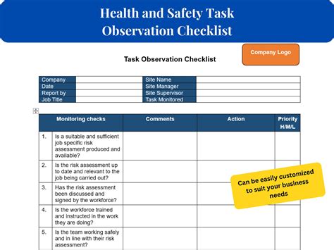 Ensafety Observation Program Template