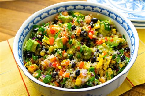 ensalada de quinoa y vegetales