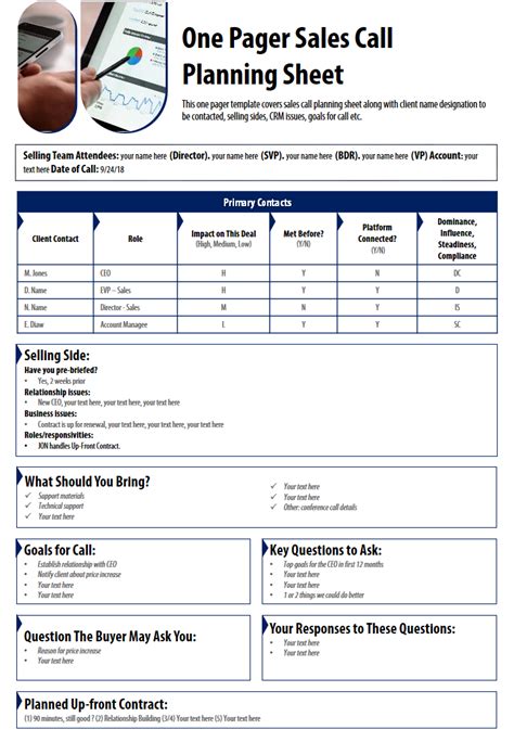 Ensales Call Plan Template