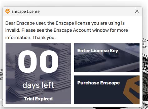 enscape free trial not working
