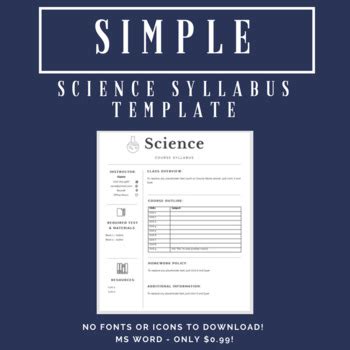 Enscience Syllabus Template