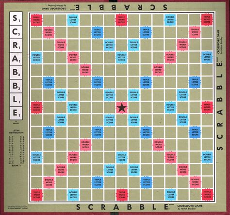 Enscrabble Board Generator Template