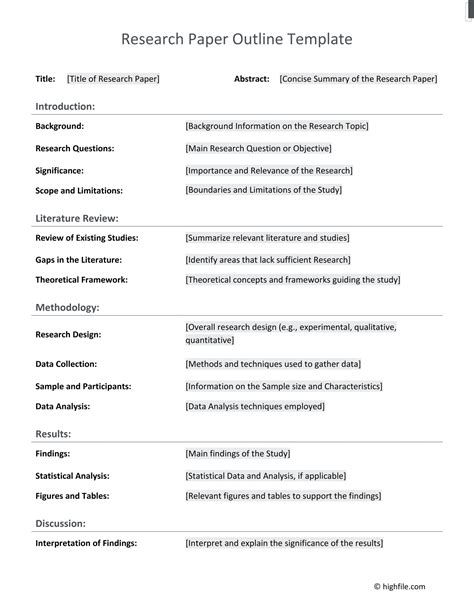 Enscript Outline Template Google Docs
