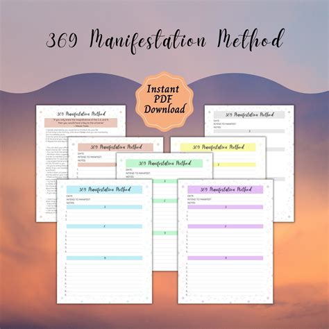 Enscripting Manifestation Template