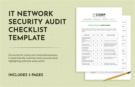 Ensecurity Audit Checklist Template