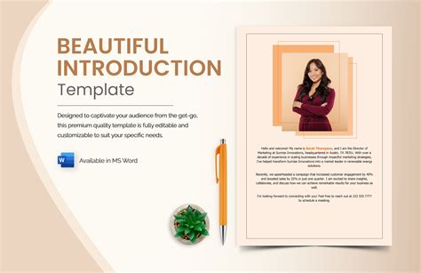 Enself Introduction Template Copy And Paste