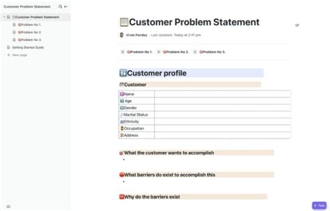 Enseparation Statement Template