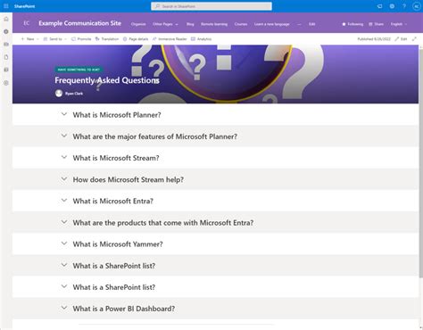 Ensharepoint Faq Template