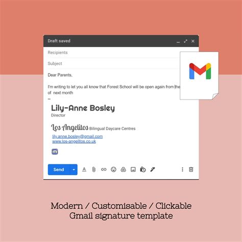 Ensignature In Gmail Template