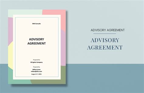 Ensimple Advisor Agreement Template