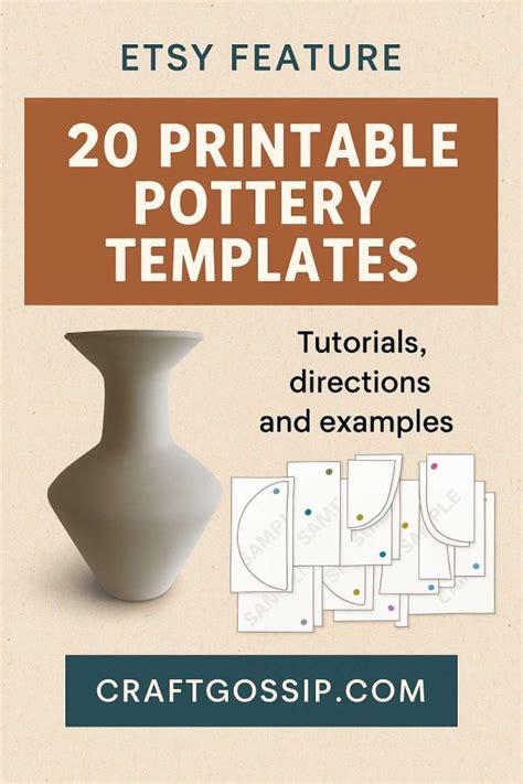 Enslab Pottery Templates Printable